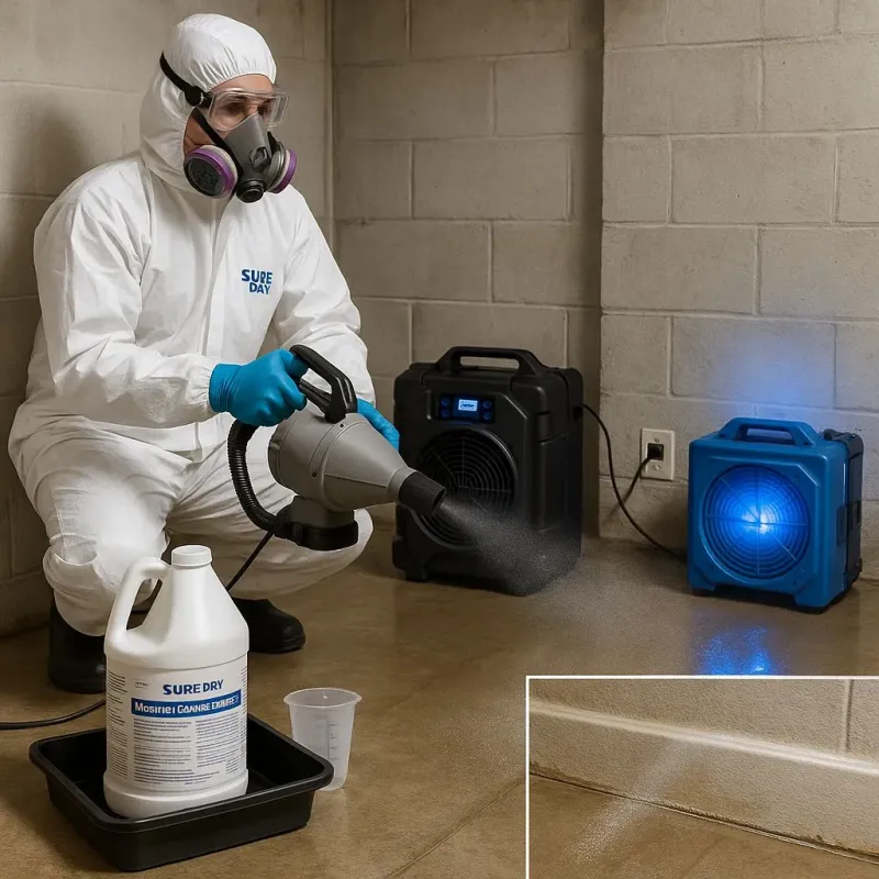 Sanitization and Odor Removal process in Pemberville, OH