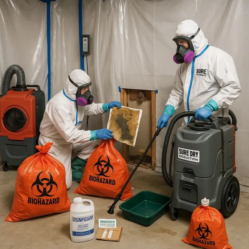 Contaminated Water Handling Protocols process in Pemberville, OH
